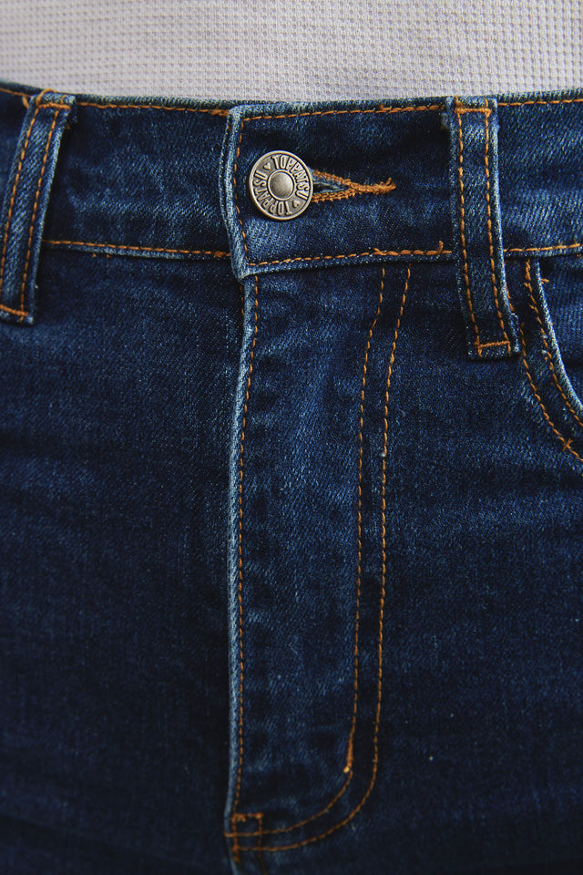 מכנסי ג'ינס גולדי ארוך כחול