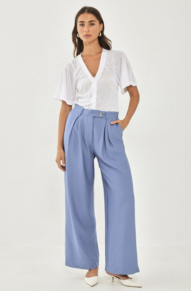 מכנסיים מחוייטים האני כחולים