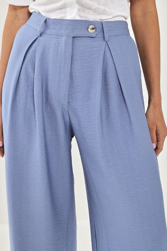 מכנסיים מחוייטים האני כחולים