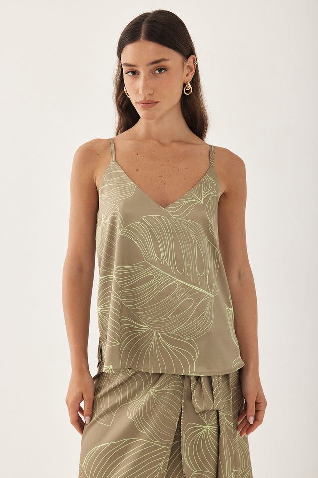 גופיית סאטן מיאגי WILD - SEED