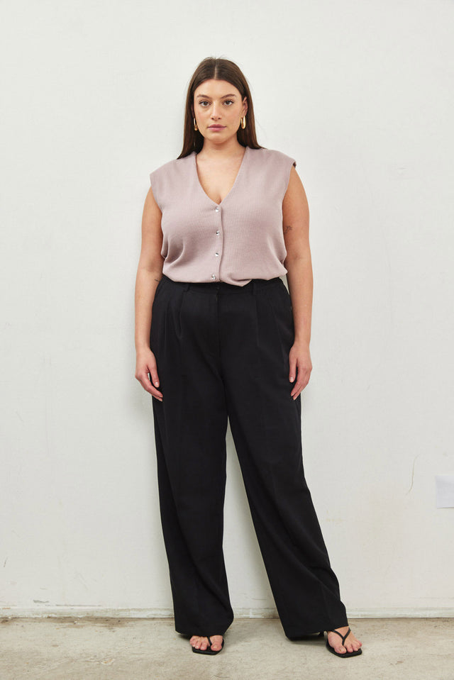 ווסט וופל דוני כפתורים גליטר שחור