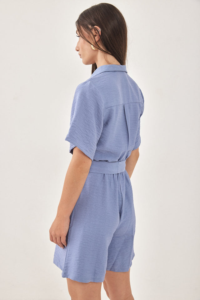 אוברול מחוייט סטפני קצר כחול