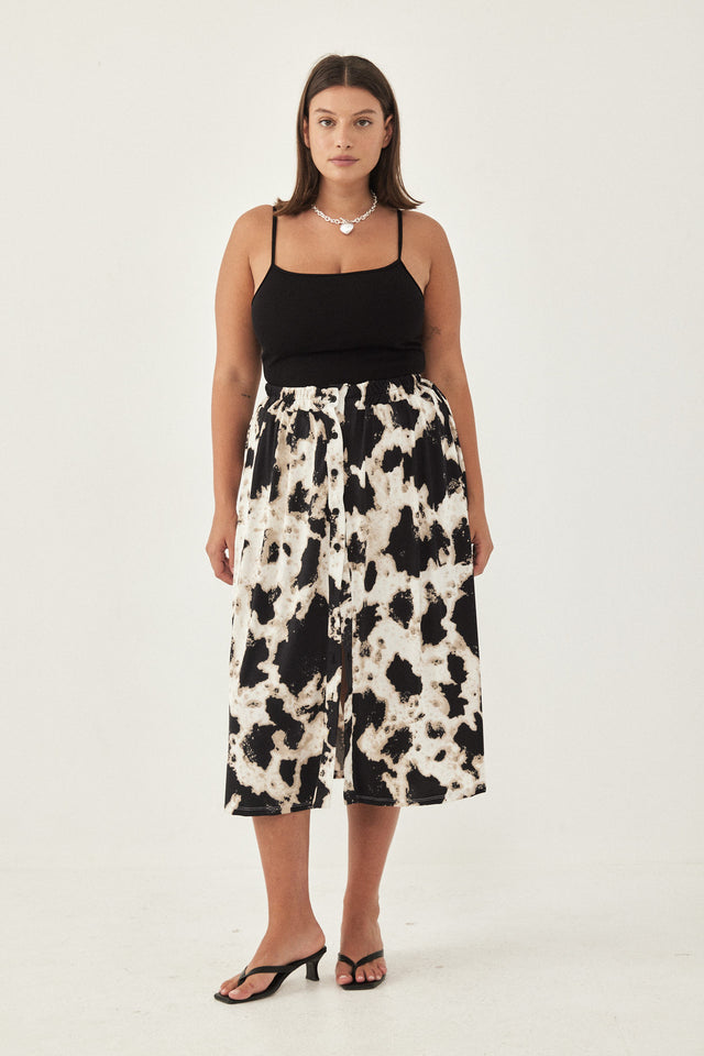 גופיית ריב טופ פנימי אמה שחורה