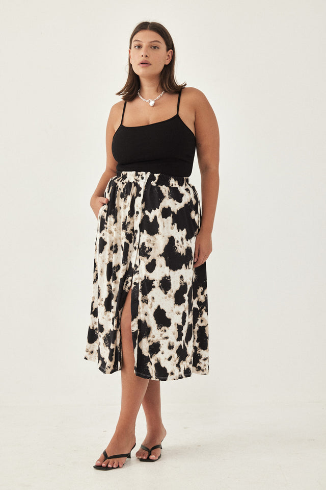 גופיית ריב טופ פנימי אמה שחורה