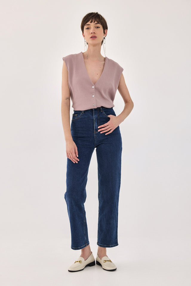 ווסט וופל דוני כפתורים גליטר ורוד עתיק