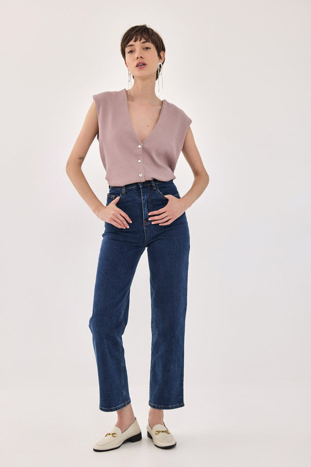 ווסט וופל דוני כפתורים גליטר ורוד עתיק