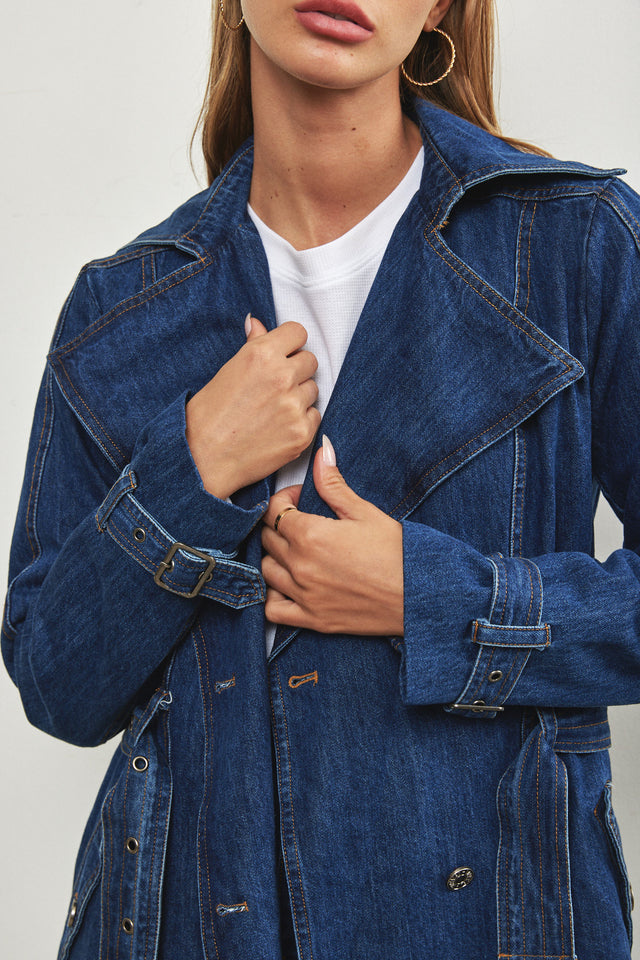 ז'קט טרנץ' ג'ינס