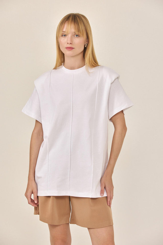 חולצת סוויט נרבירים לבנה