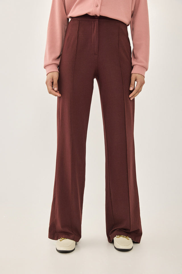 מכנסי מרין מודל מחויטים בורדו