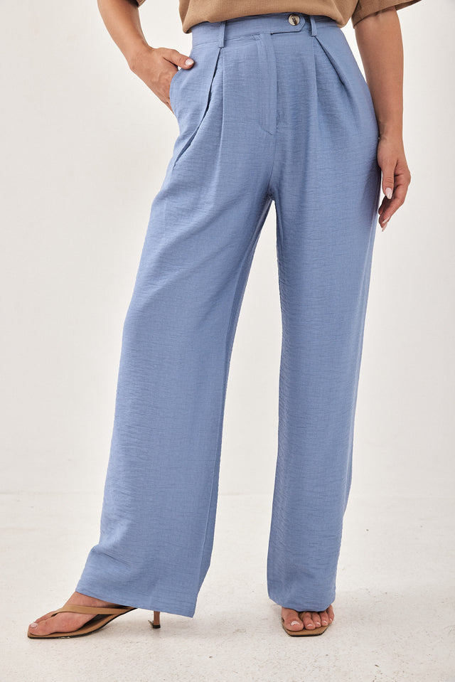 מכנסיים מחוייטים האני כחולים