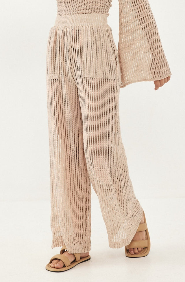 מכנסי סיציליה קרושה מתרחבים מוקה