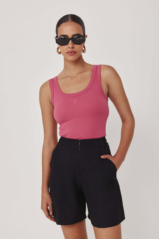 מכנסיים מחוייטים בייגל ברמודה רוכסן שחורים