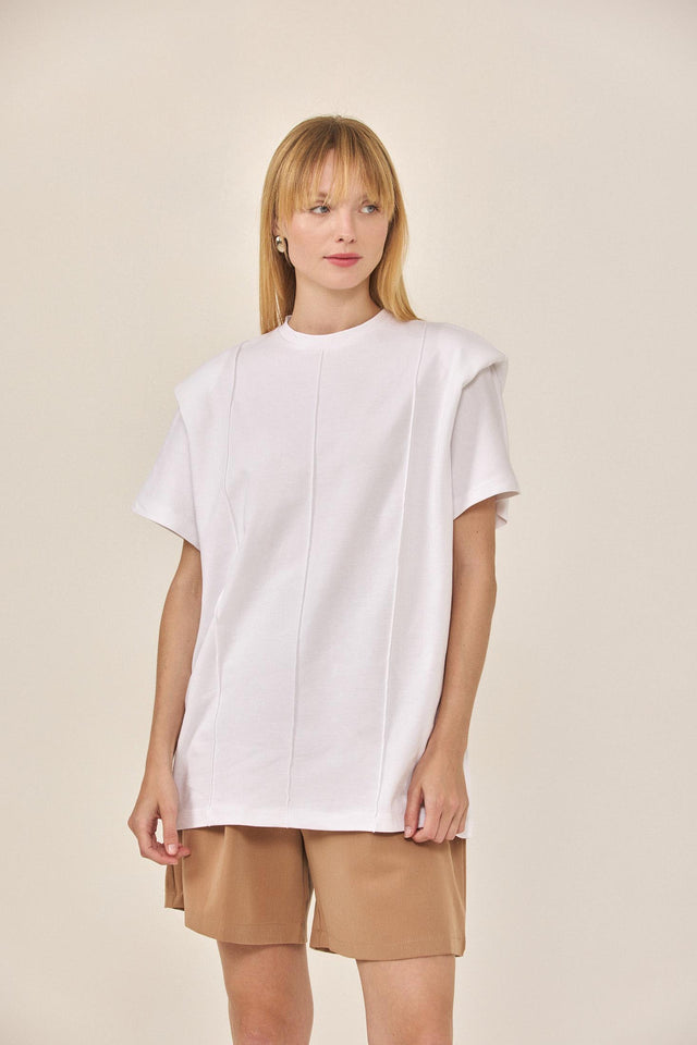 חולצת סוויט נרבירים לבנה