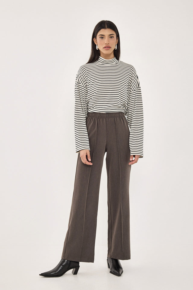 מכנסיים מחוייטים ליונס גומי אפור כהה