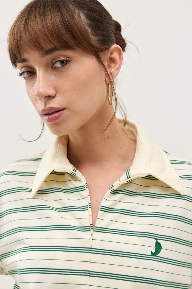 חולצת וונט ספייסי פסים ירוק