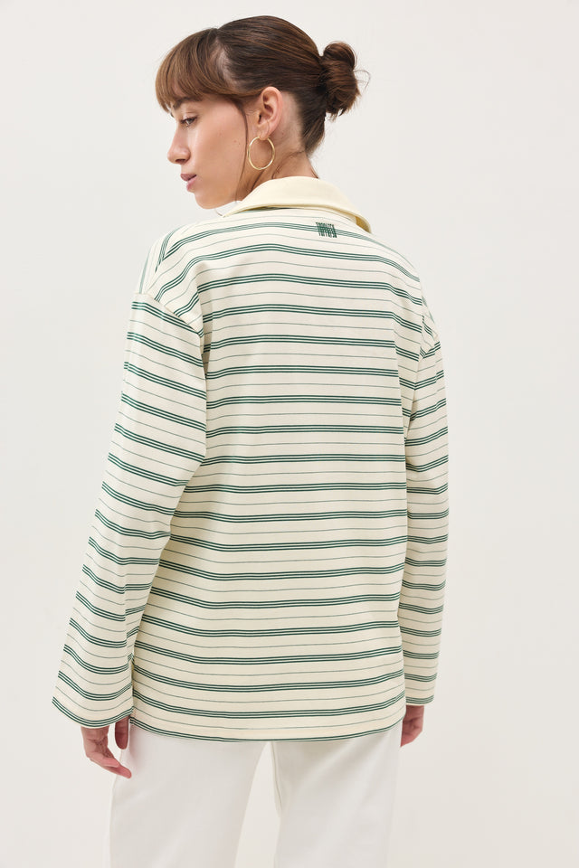 חולצת וונט ספייסי פסים ירוק
