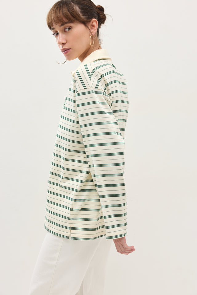 חולצת וונט ספייסי פסים ירוק