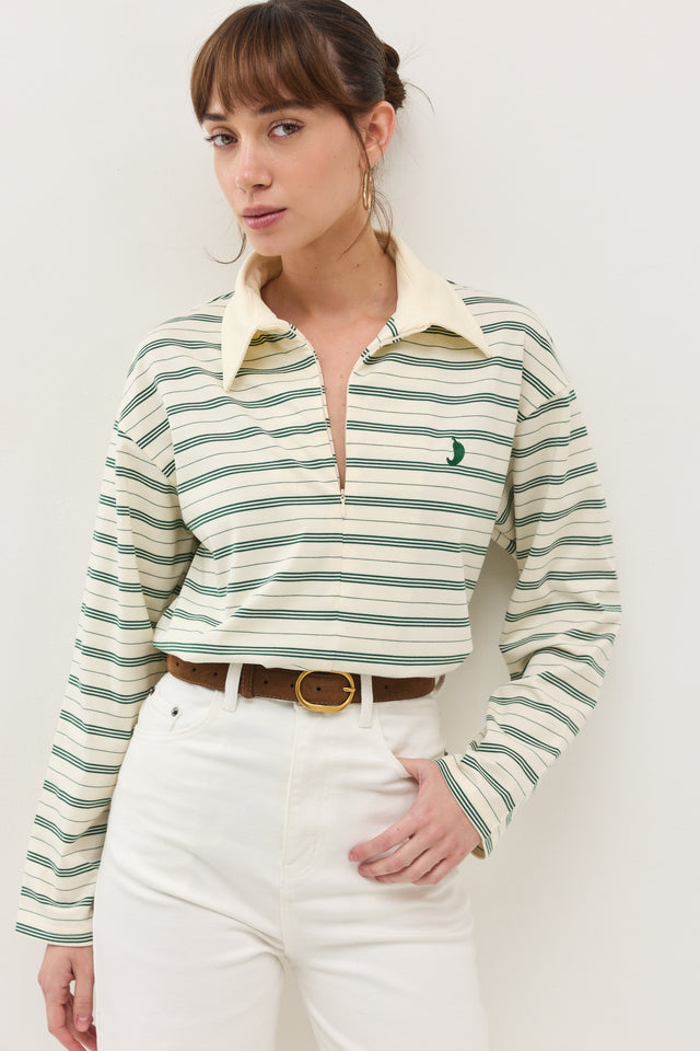 חולצת וונט ספייסי פסים ירוק