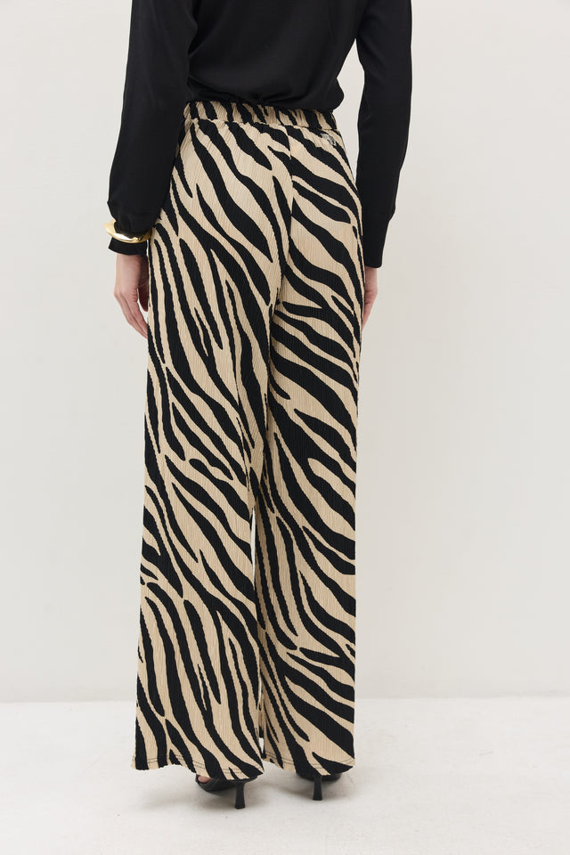 מכנסיים ספיריט פליסה בז׳ שחור