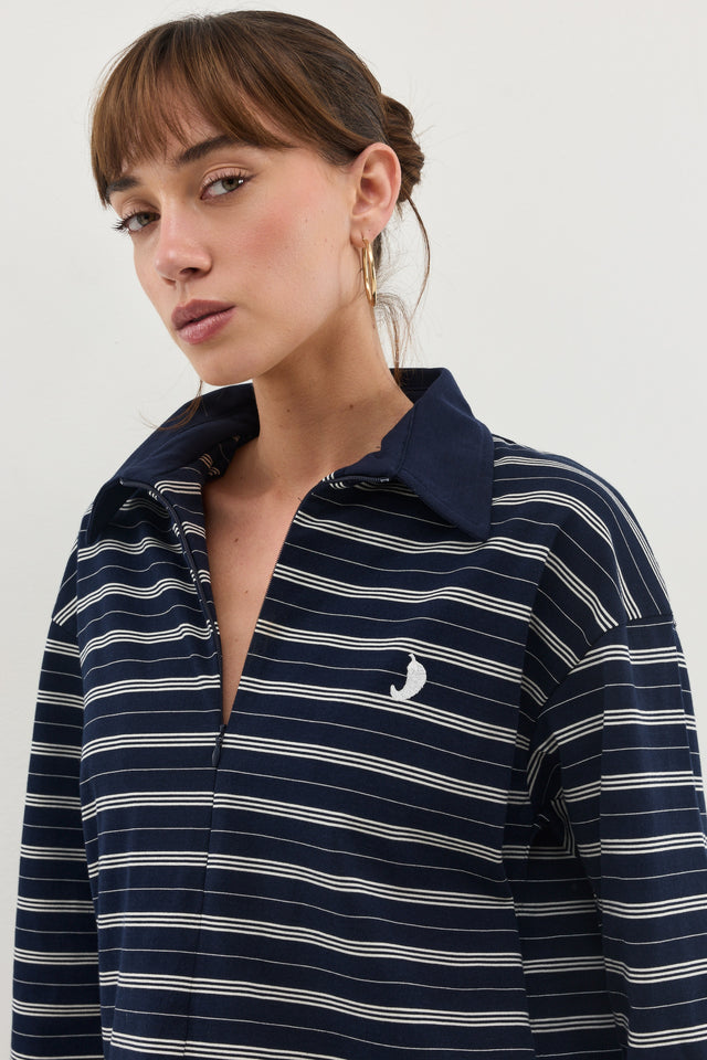 חולצת וונט ספייסי פסים נייבי