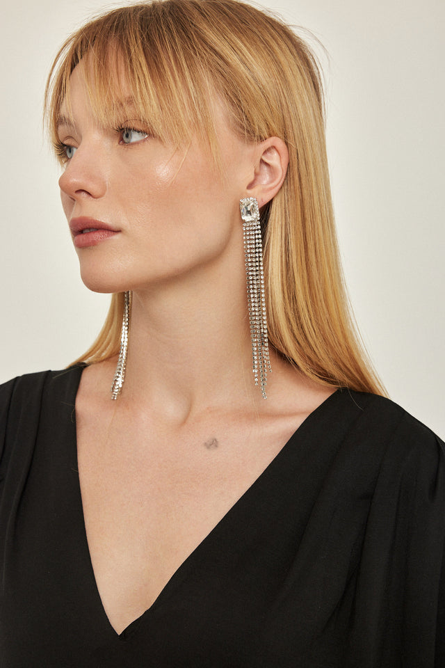 חולצת וי לייק כפלים מודל שחור