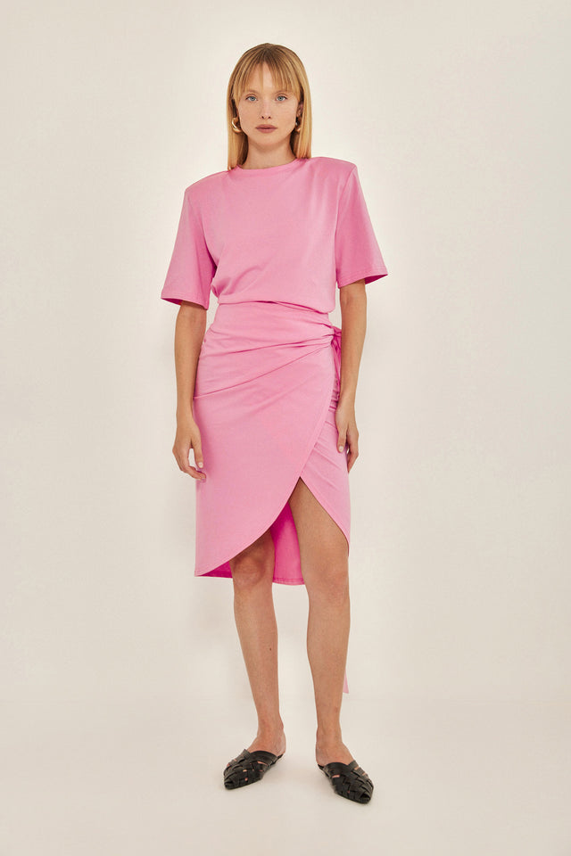 חצאית מעטפת ברד אנד באטר ורודה