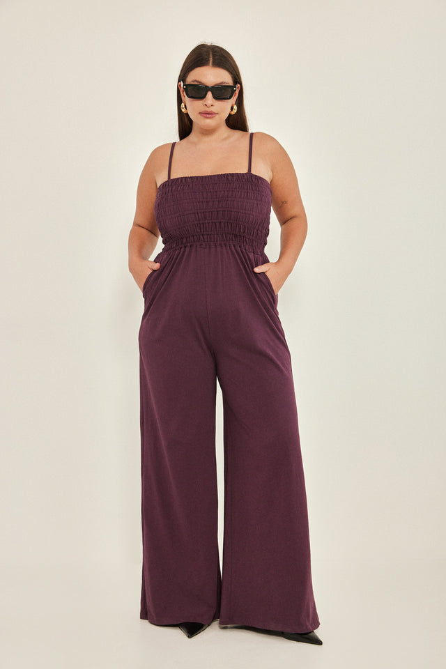 אוברול אייריש קרים גומי שחור