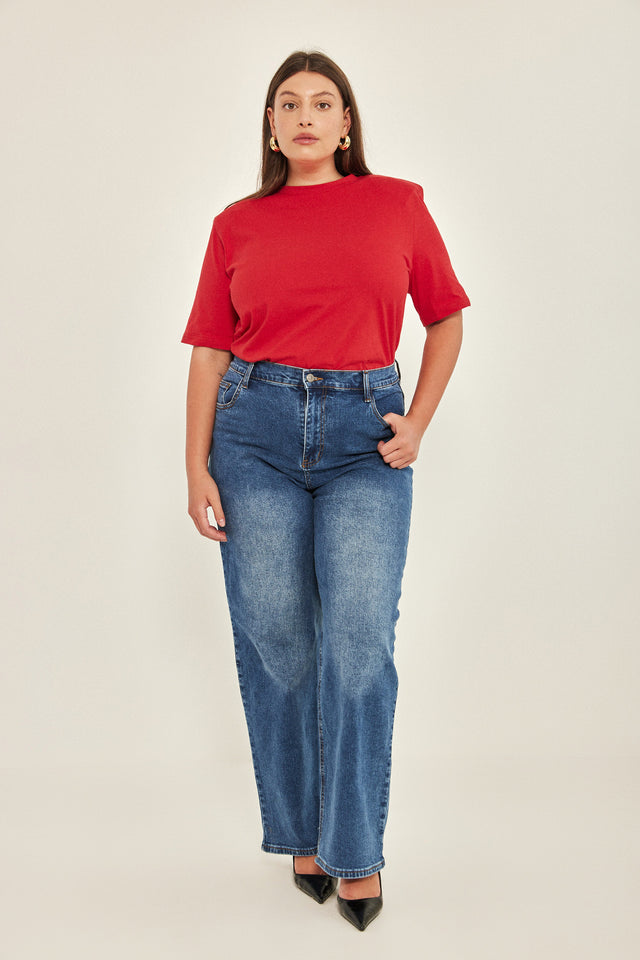 חולצת ברד אנד באטר כריות נשלפות פסים שחור לבן