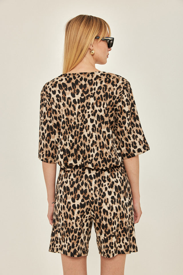 מכנסי ריב ספיריט ברמודה מנומרים