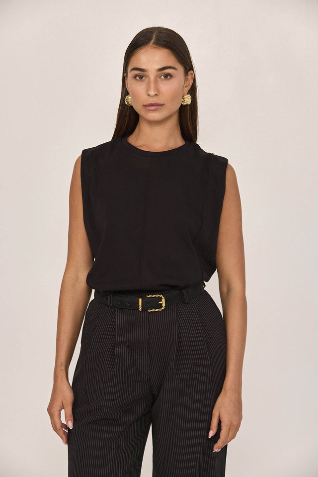 גופיית סאנשיין נירבירים שחורה