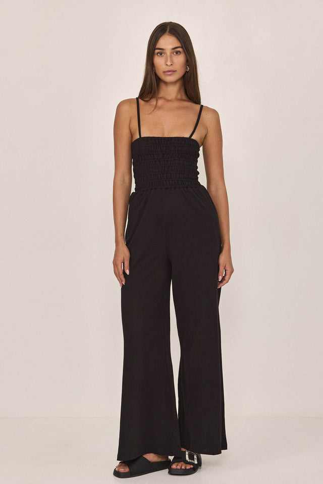 אוברול אייריש קרים גומי שחור