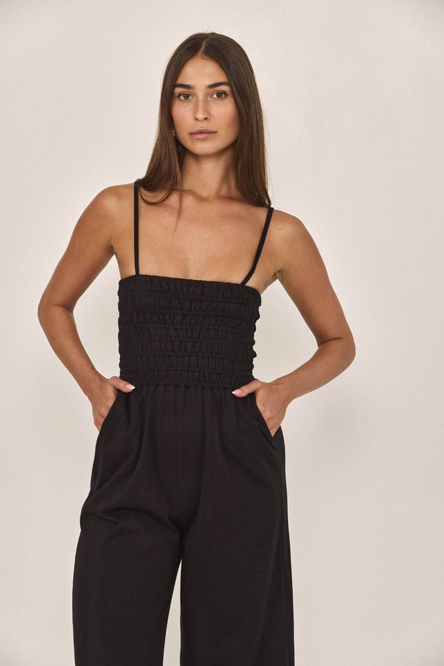 אוברול אייריש קרים גומי שחור