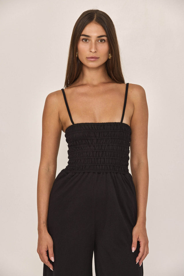 אוברול אייריש קרים גומי שחור