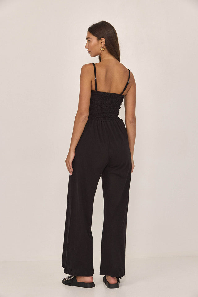 אוברול אייריש קרים גומי שחור