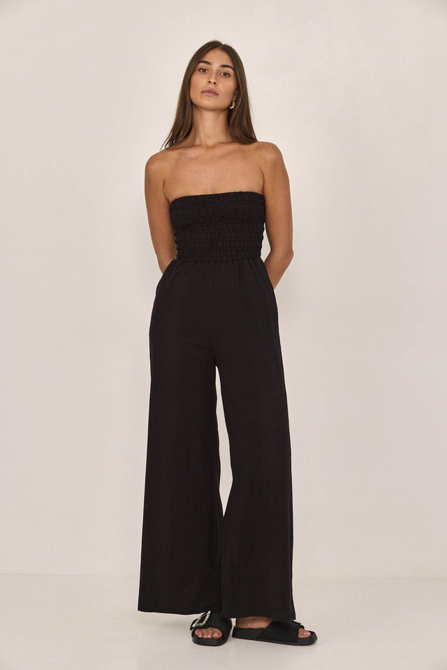 אוברול אייריש קרים גומי שחור