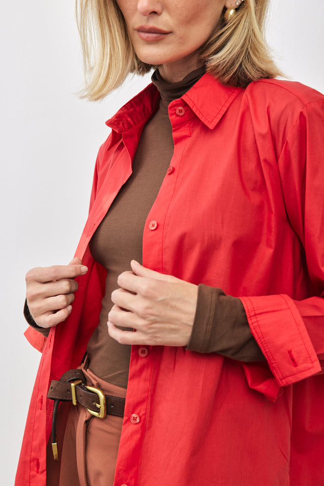 חולצת גולף וואסאבי מודל חומה