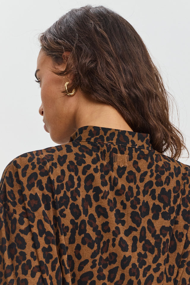 חולצת זיפר שרוול ארוך מנומרת