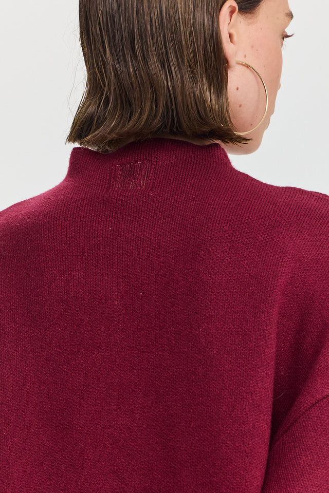 סוודר פרזנט בורגנדי