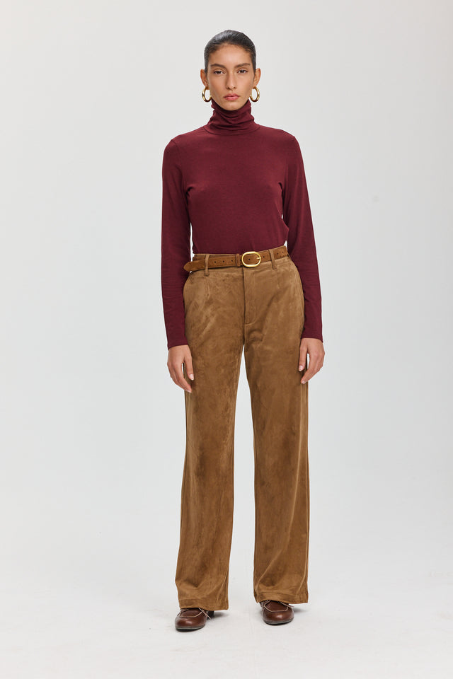 חולצת מיסו גולף בורגנדי