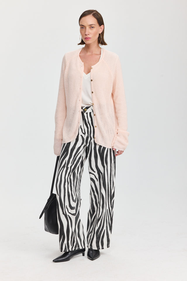 מכנסי ג'ינס זברה