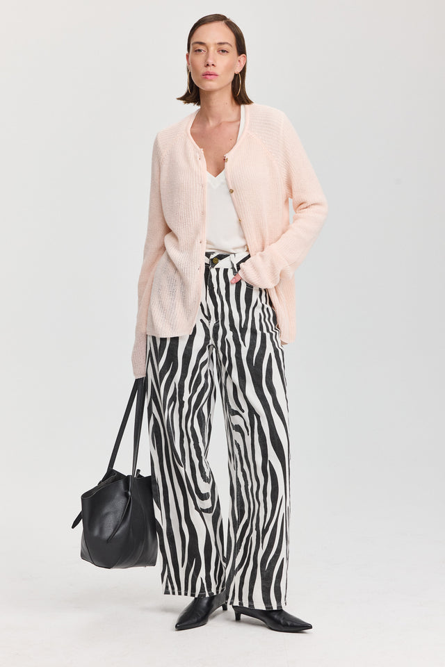 מכנסי ג'ינס זברה