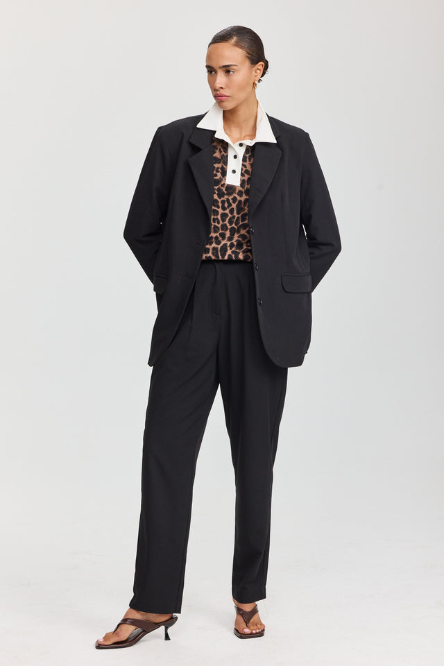 חולצת וונט פולו ארוכה מנומר