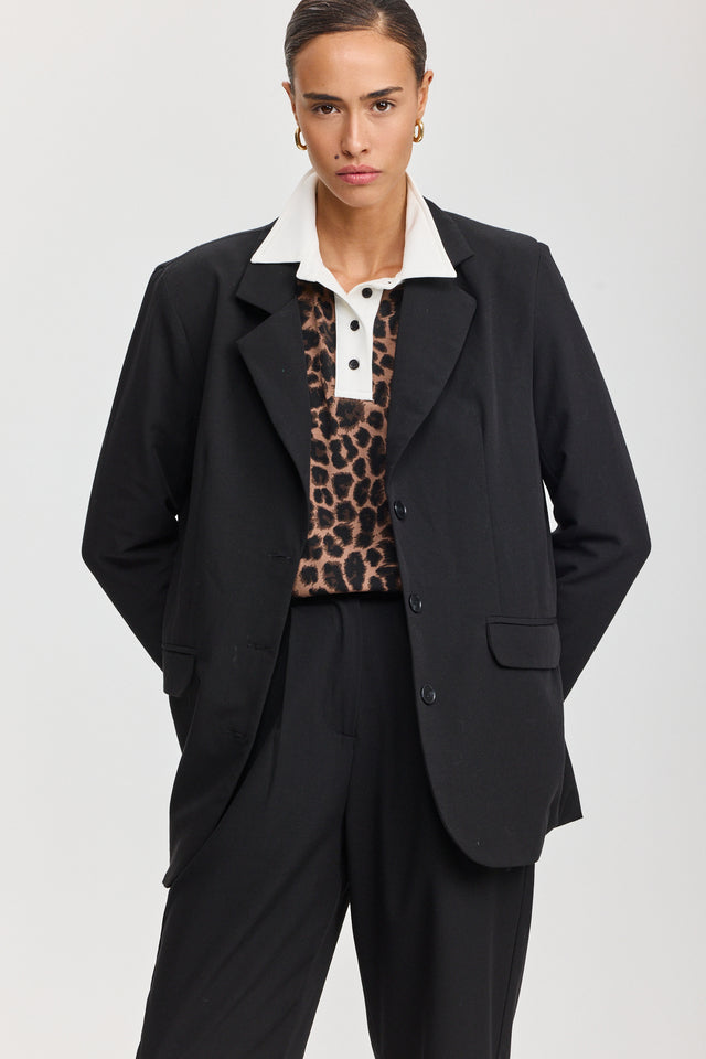 חולצת וונט פולו ארוכה מנומר