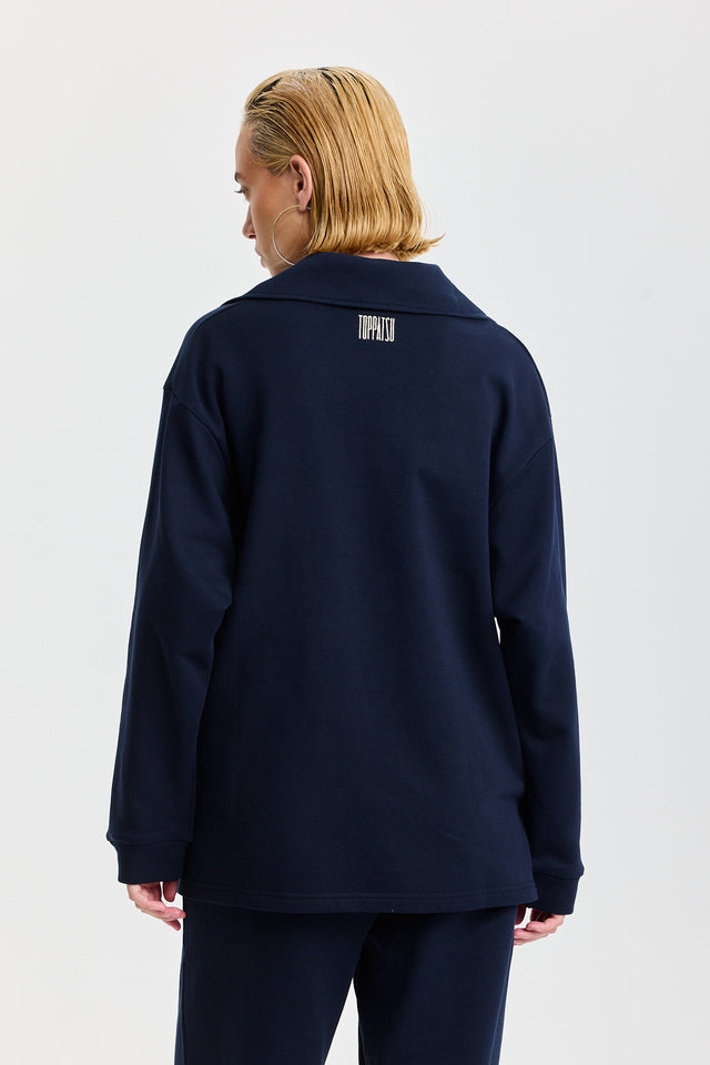 סווטשירט זיפר ספייסי צ'ילי סקווד נייבי