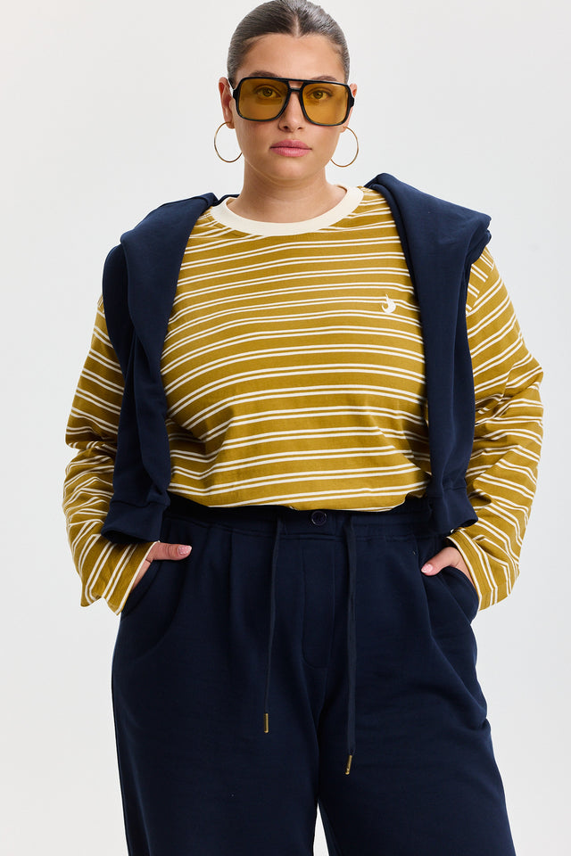 חולצה ספייסי פסים מאצ'ה