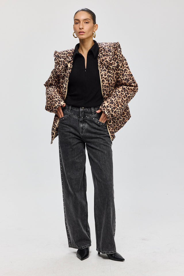 חולצת זיפר ספייסי וונט סריג ספייסי שחורה