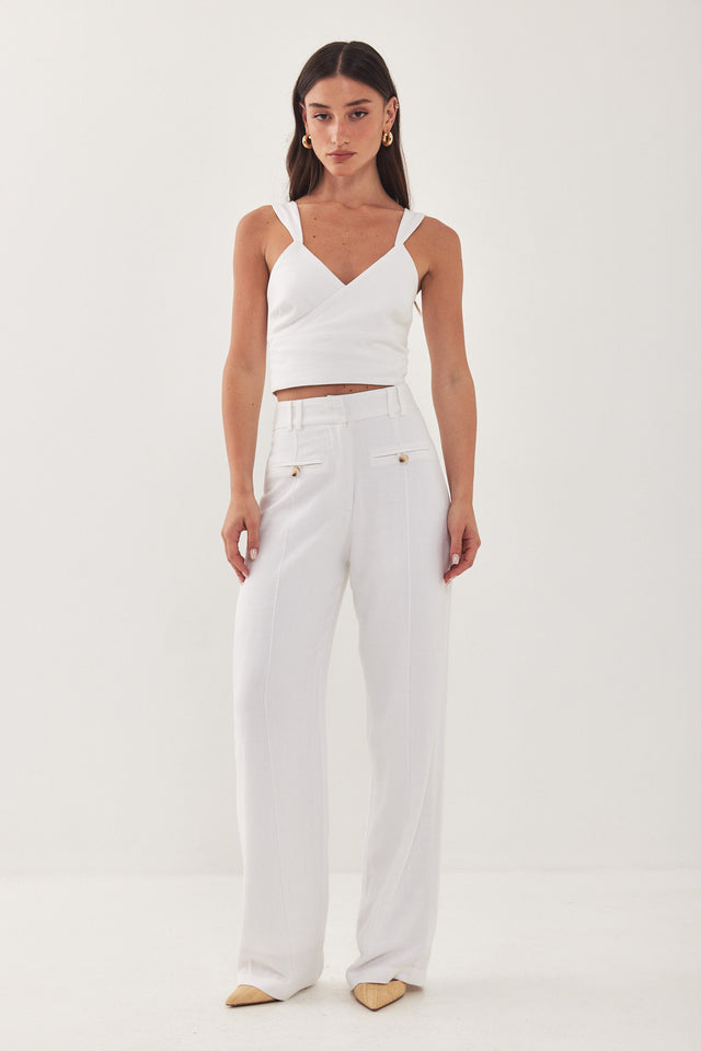 גופיית מעטפת HOLIDAY לבנה