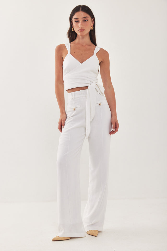 גופיית מעטפת HOLIDAY לבנה