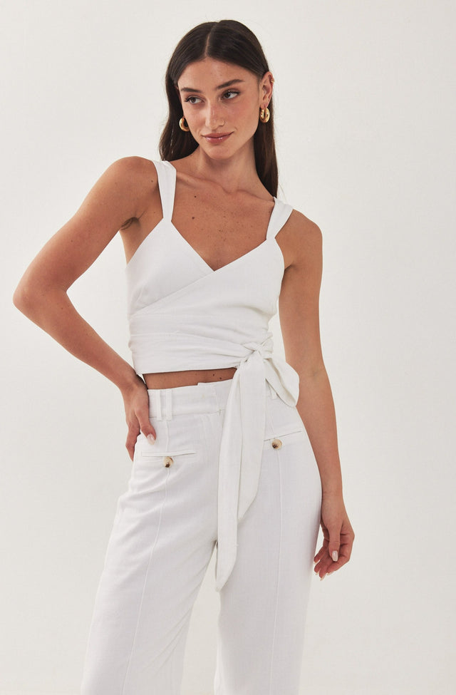 גופיית מעטפת HOLIDAY לבנה