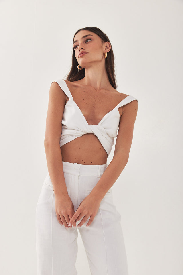 גופיית מעטפת HOLIDAY לבנה